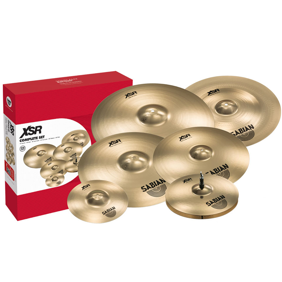 Sabian XSR Complete Set XSR5006B Cymbals Nottingham Sabian XSR